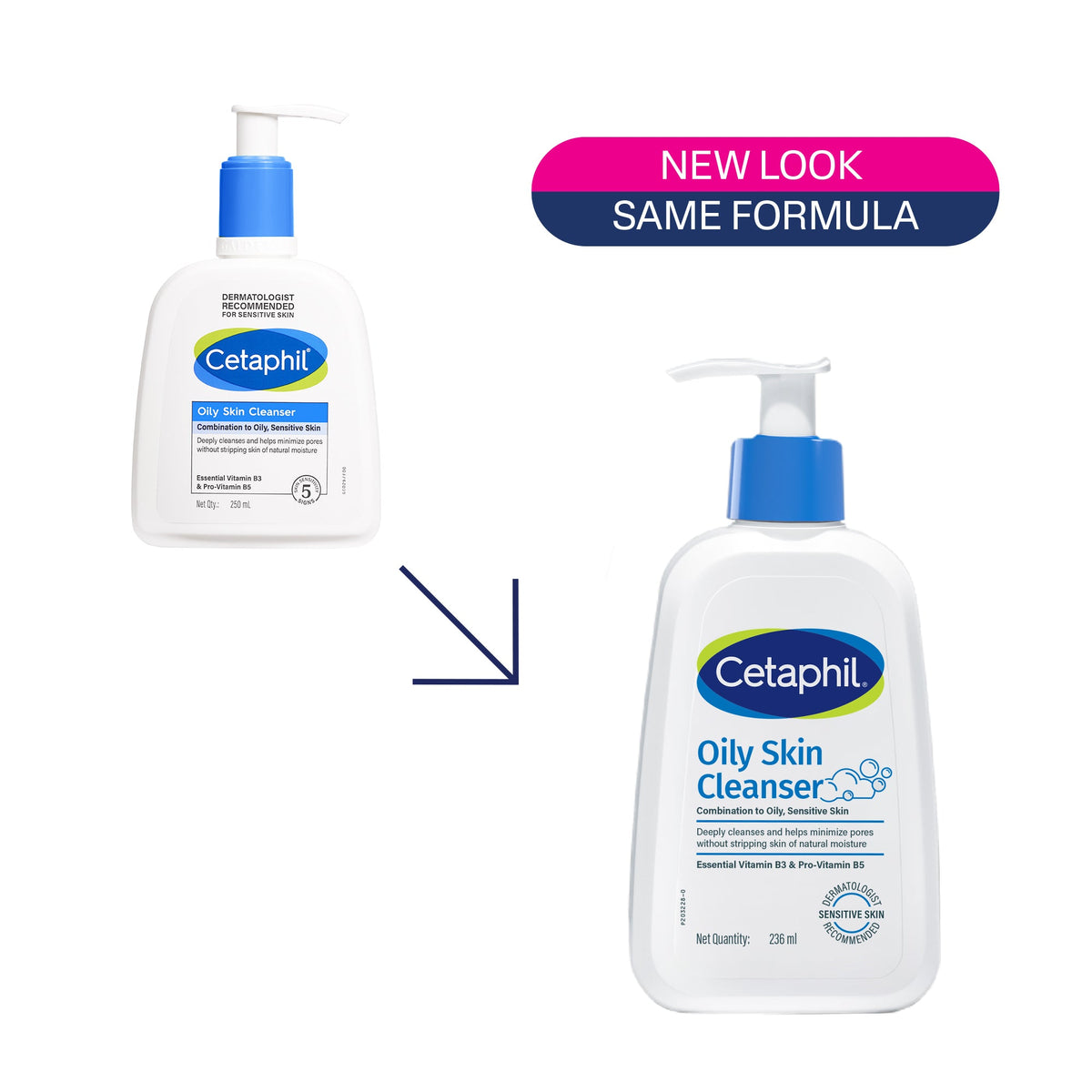 Cetaphil Oily Skin Cleanser 236 ml | Dermat Recommended
