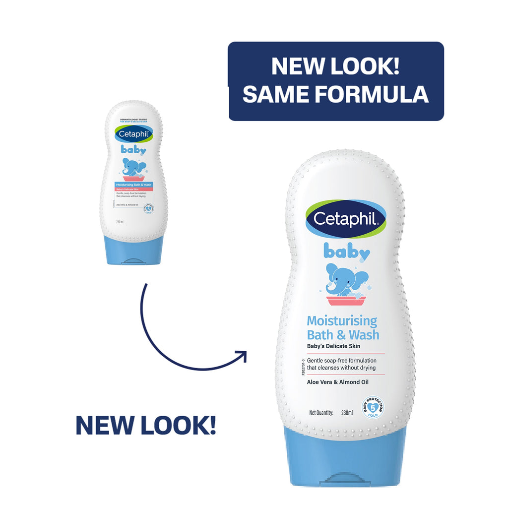 Cetaphil Baby Moisturising Bath & Wash | Dermat Tested