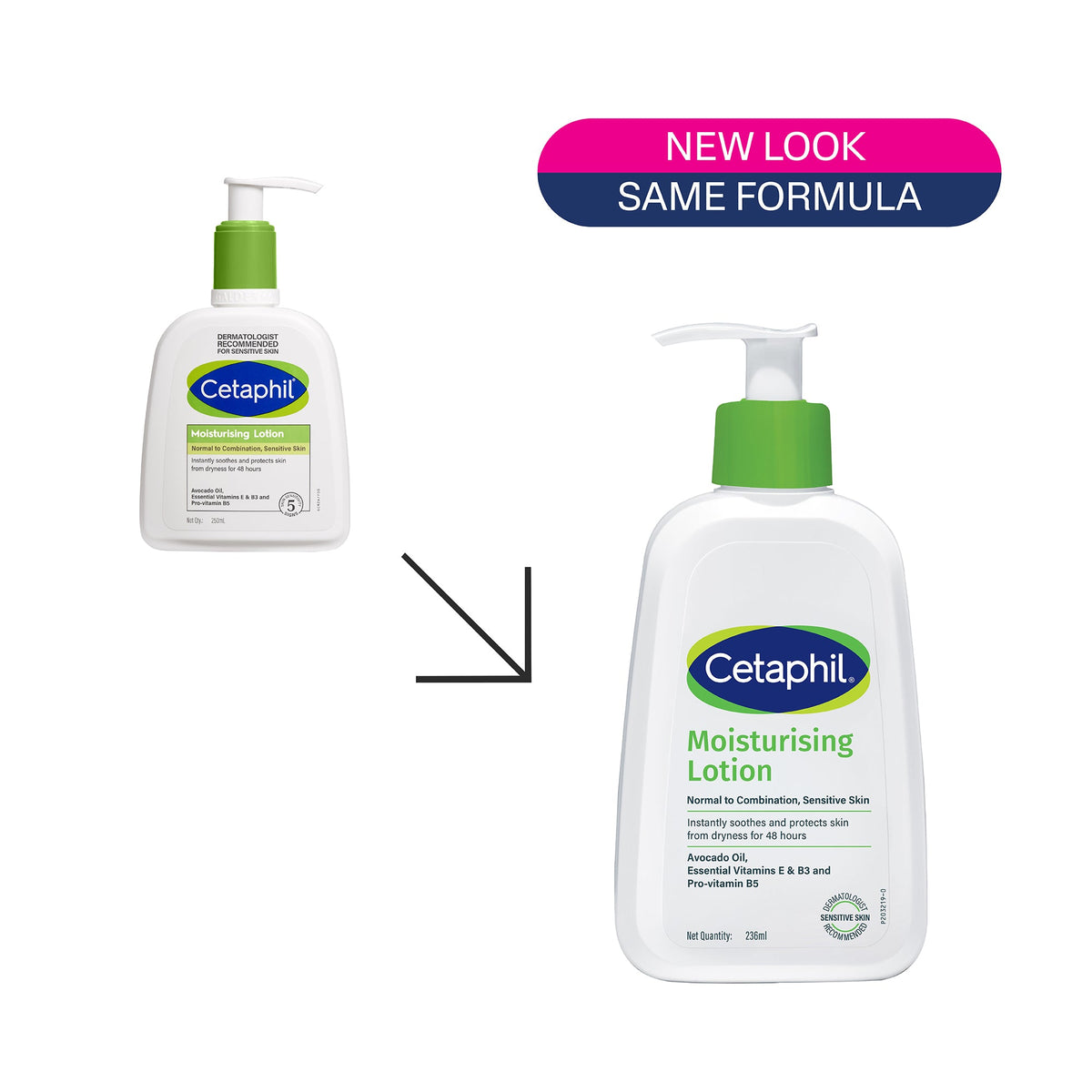 Cetaphil Moisturising Lotion 236 ml For Normal to Combination, Sensitive skin