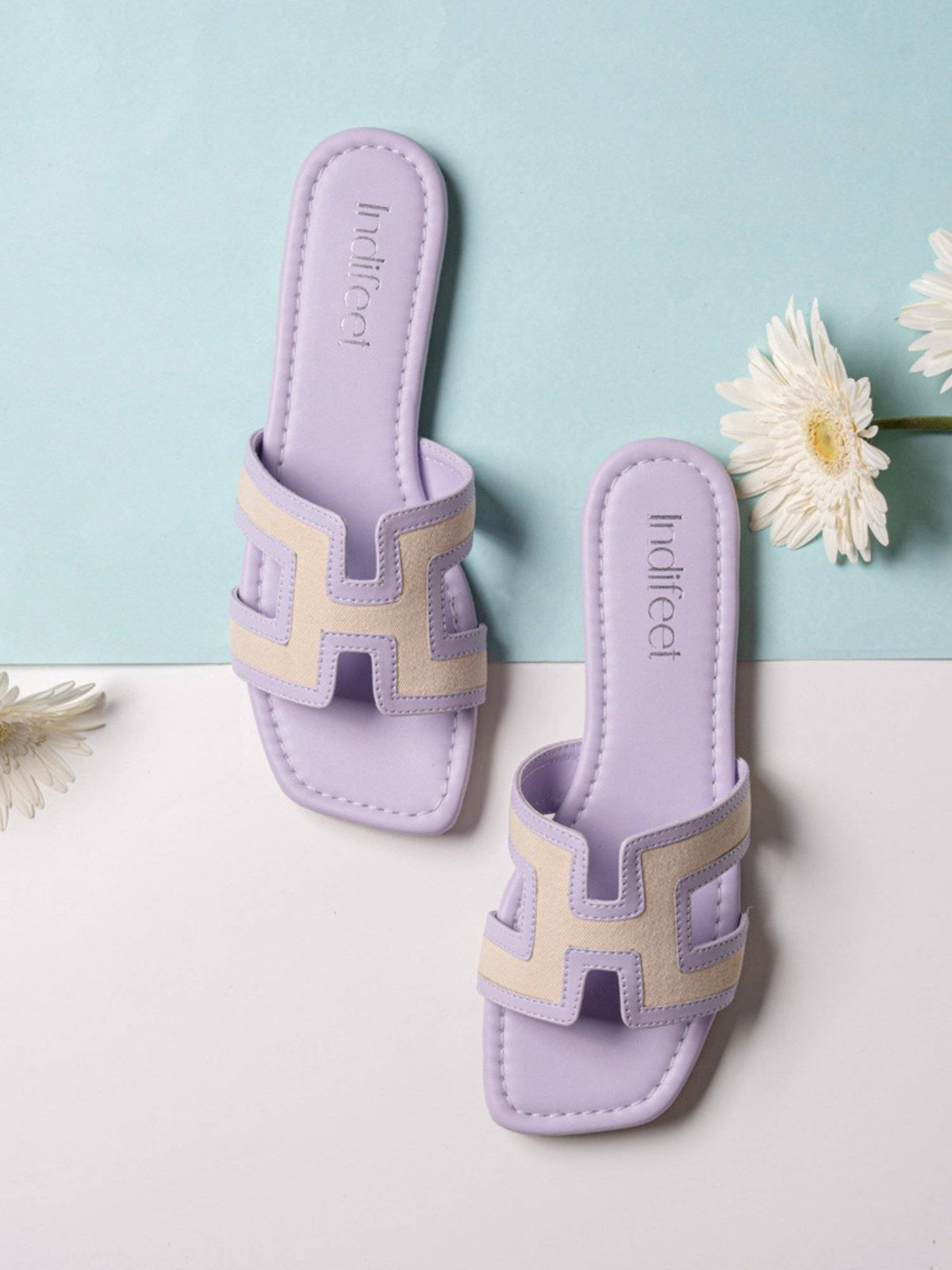 Women Tan Flats | F61 - view 19