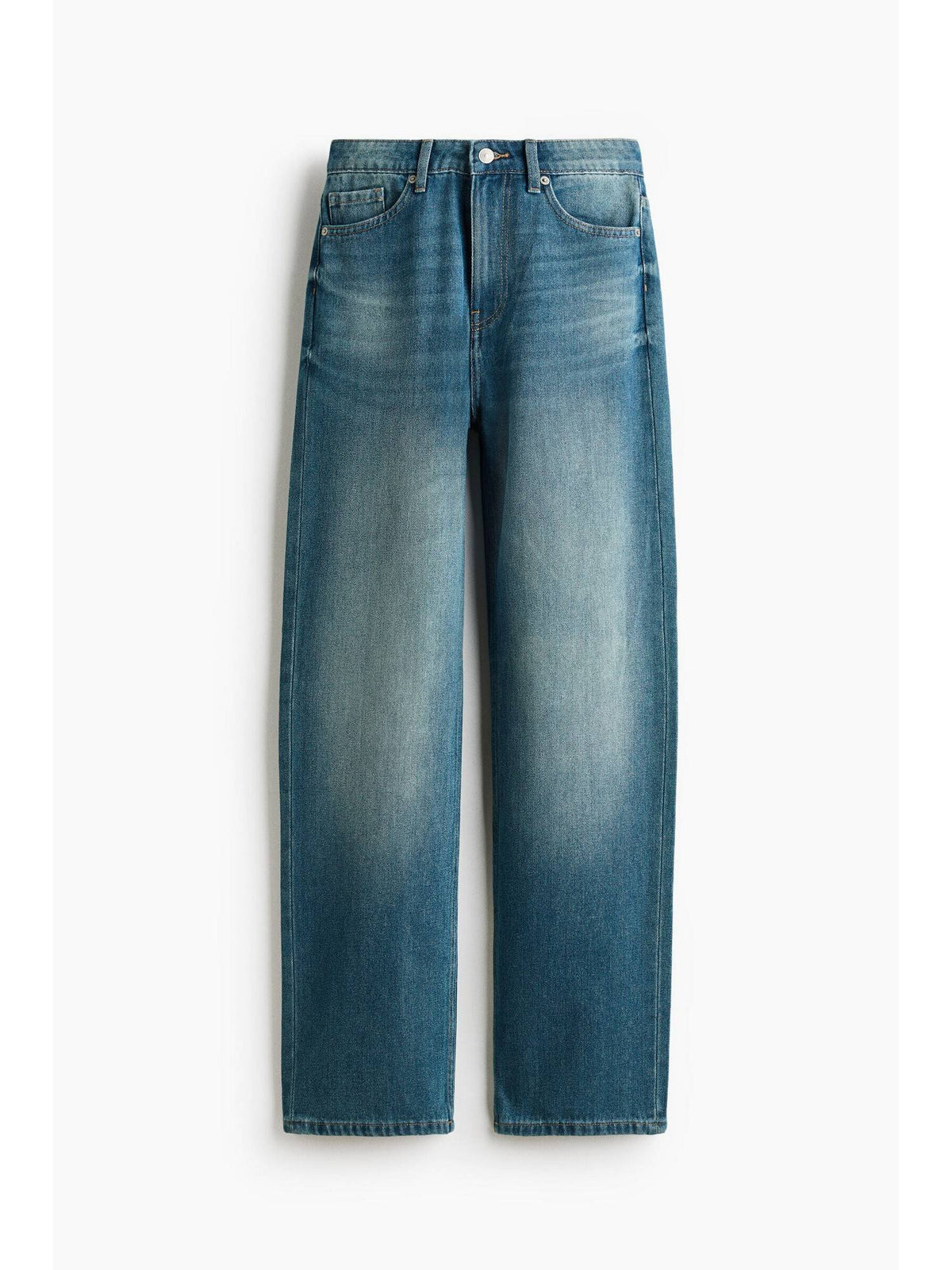 Women Blue Straight High Jeans | ST23 - view 5