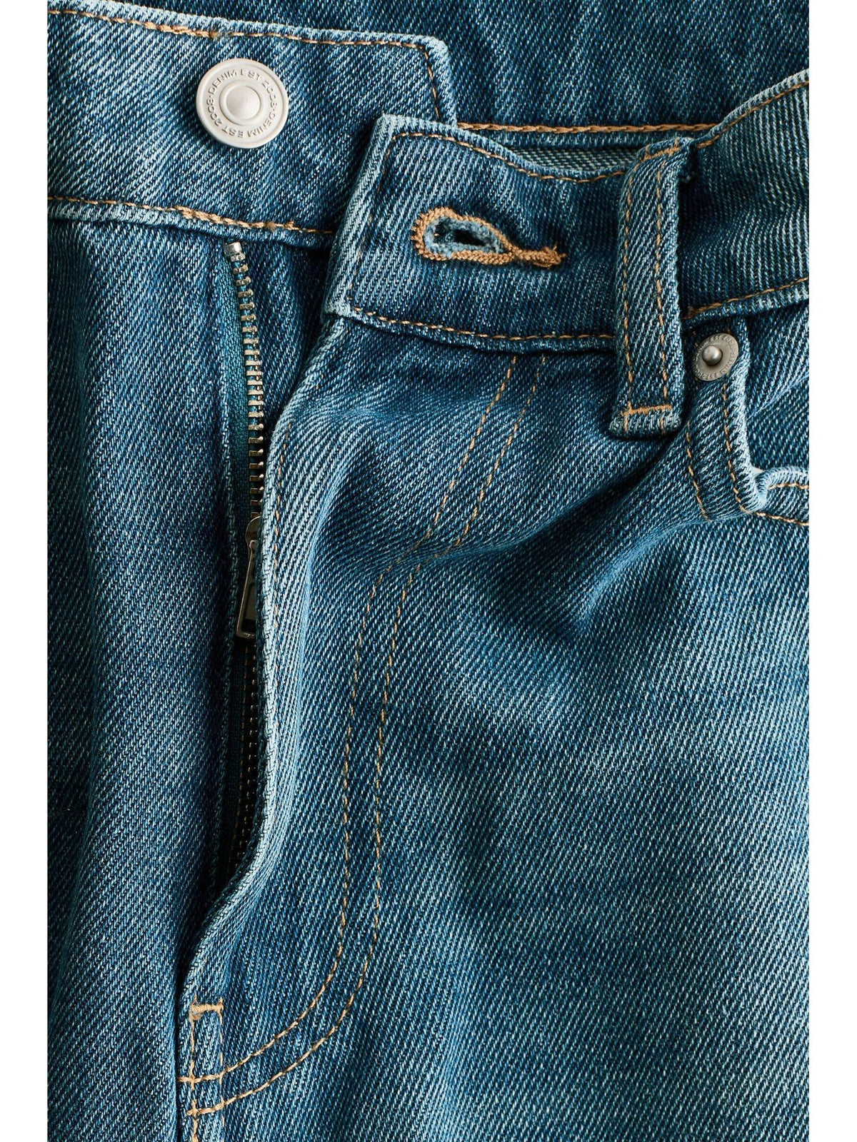Women Blue Straight High Jeans | ST23 - view 6