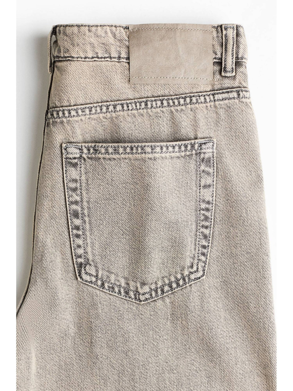 Women Beige Baggy Regular Waist Jeans | BG78 - view 2