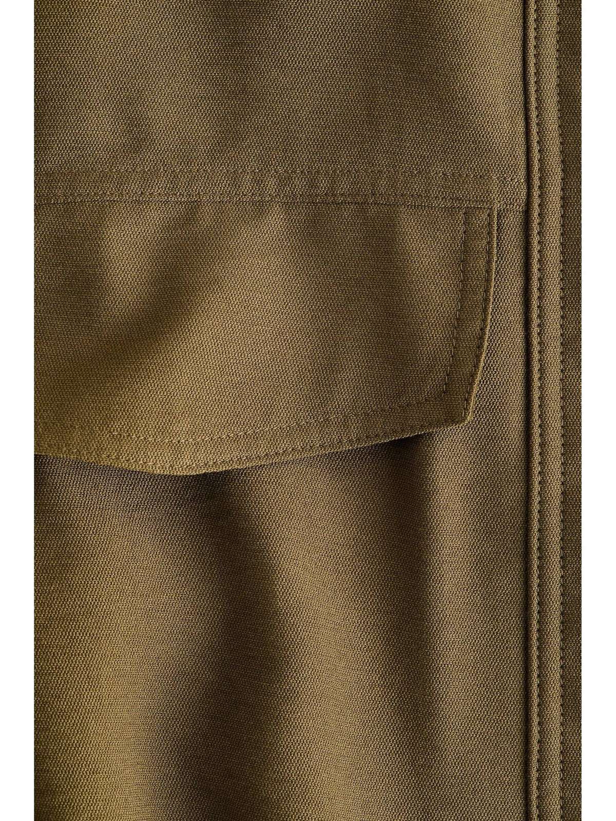 Women Green Funnel-Collar Jacket | JC78 - view 2
