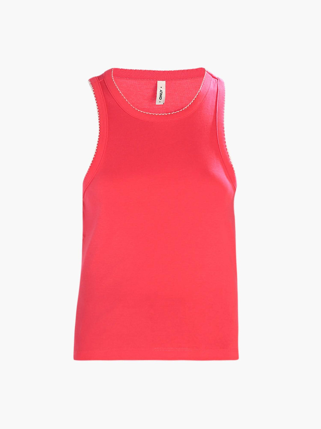 Women'S Solid Slim Fit Pink Tank Top | TT98 - view 7