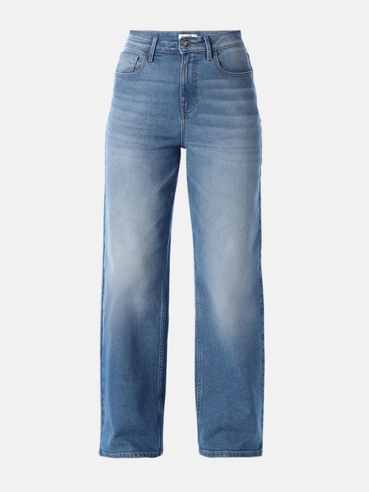 Women'S Solid Straight Fit Blue Jeans | BG78 - view 6