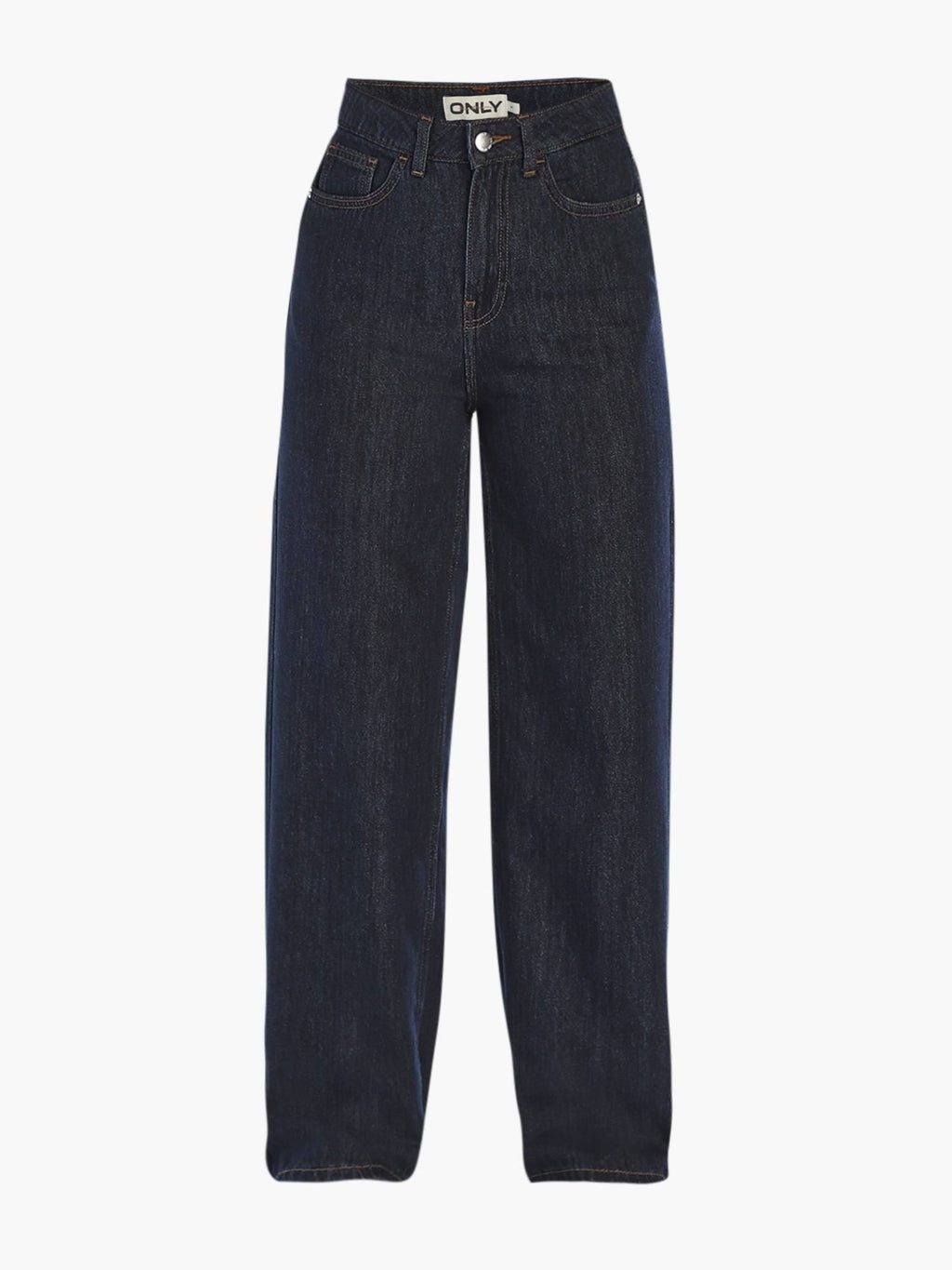 Women'S Solid Loose Fit Blue Jeans | BG78 - view 6