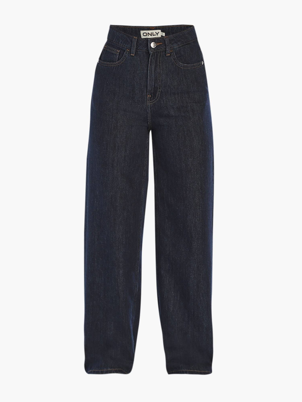 Women'S Solid Loose Fit Blue Jeans | BG78 - view 6