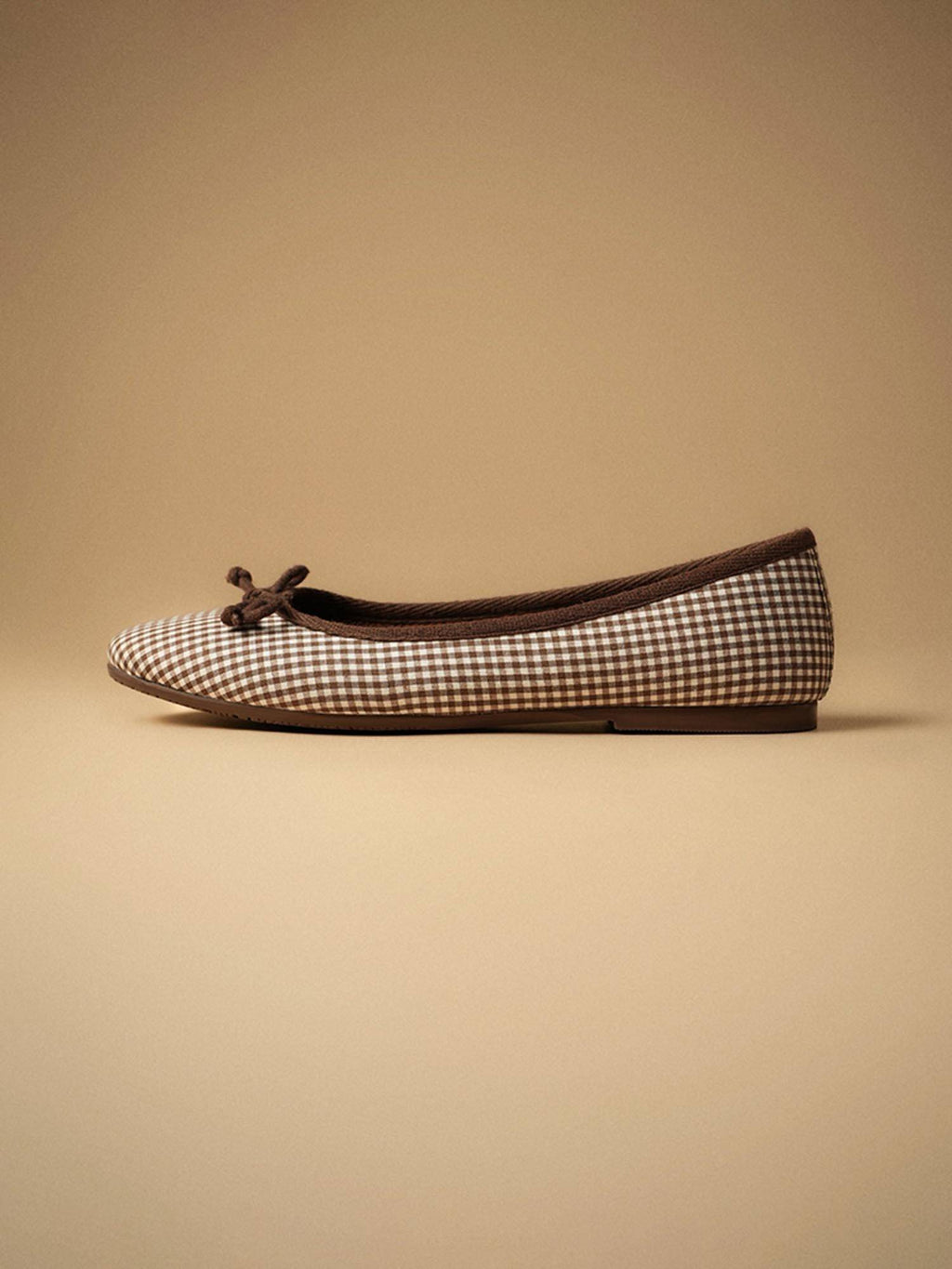 Swans Check Brown Ballerina | F61 - view 4