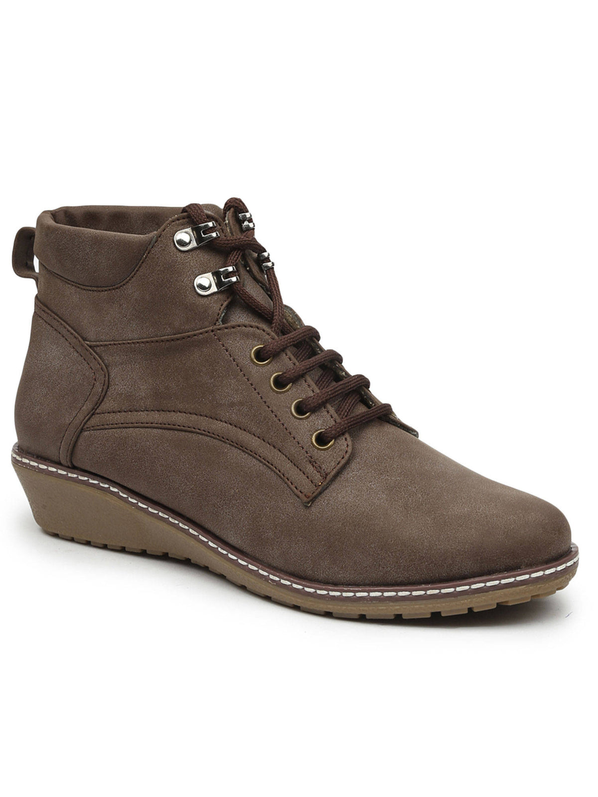 Solid Brown Casual Boots | BT61 - view 1