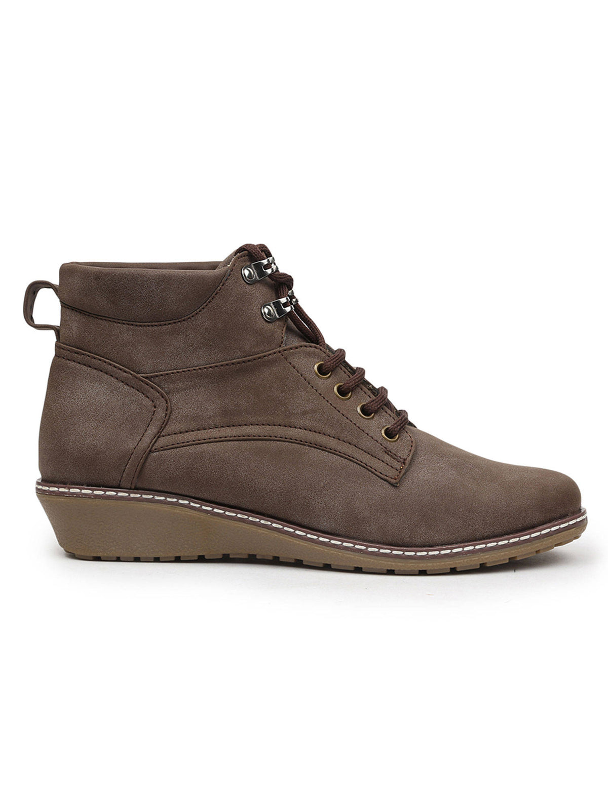 Solid Brown Casual Boots | BT61 - view 2