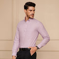 Regal Oxford Chambray Shirt In Lilac