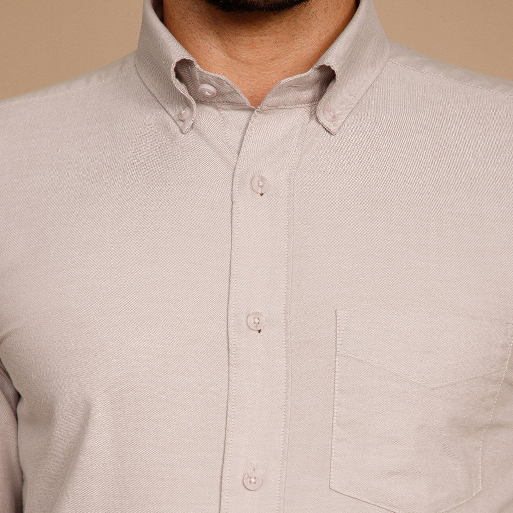 Regal Oxford Solid Shirt In Clay
