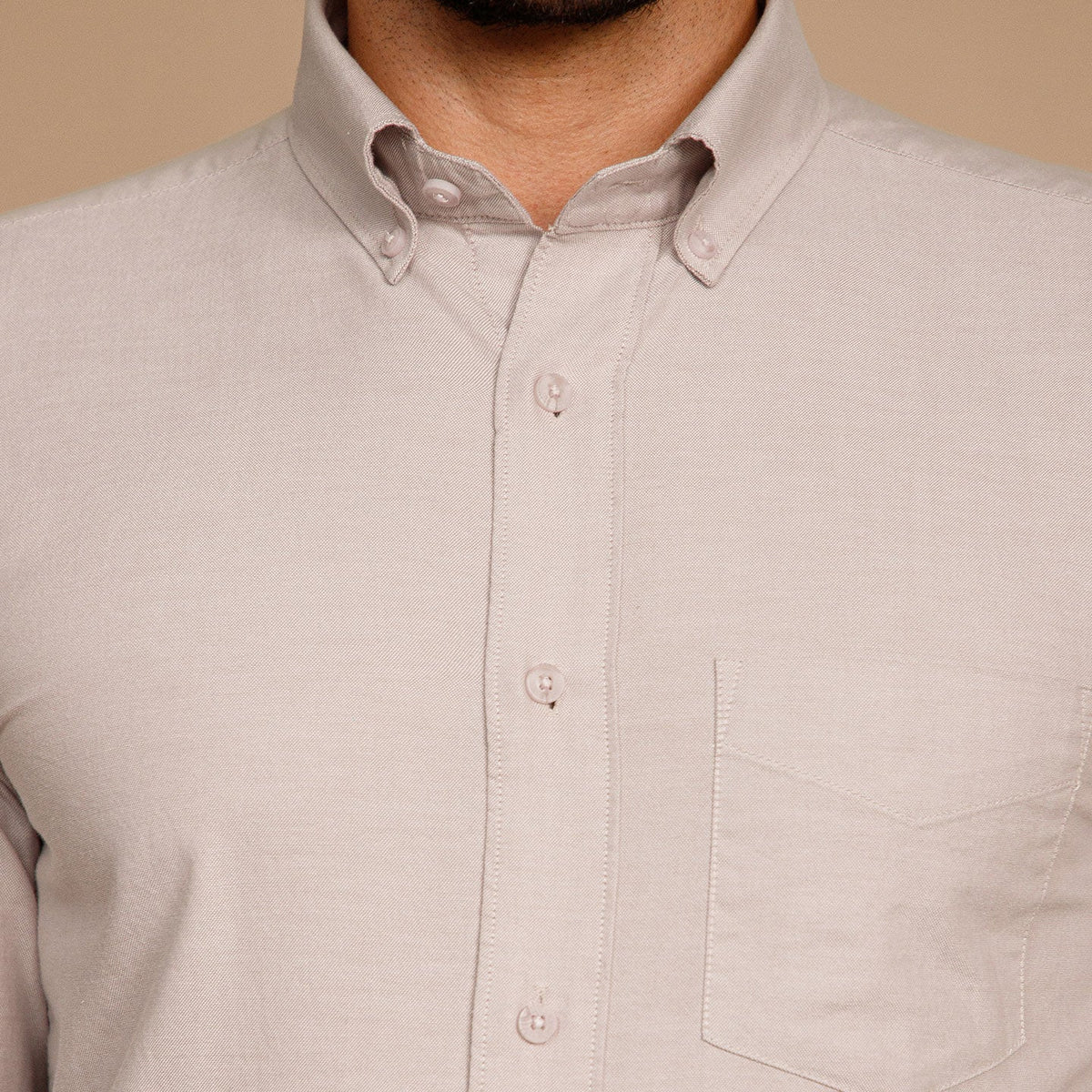 Regal Oxford Solid Shirt In Clay
