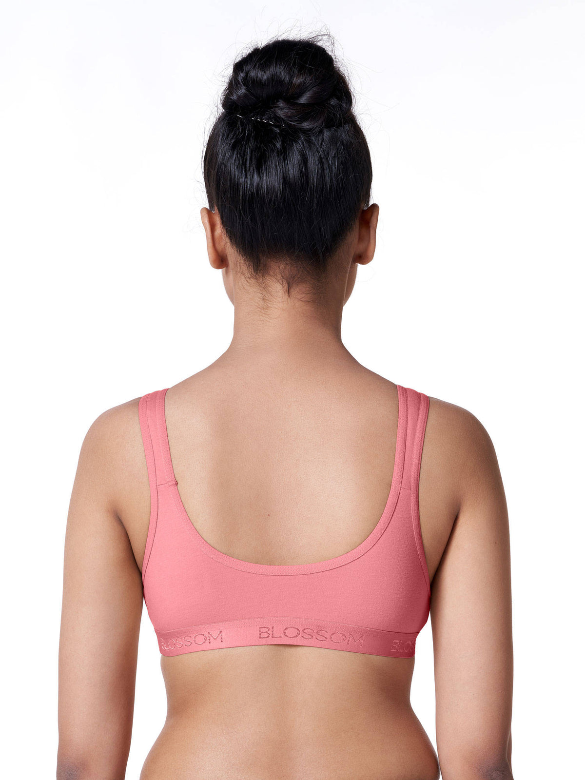 Women Cotton Sports Non Padded Bra Pack of 2 - Multi-Color | sb09 - view 3