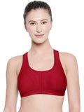 Women Cotton Spandex Full Coverage Non Padded Sports | sb09 - view 9