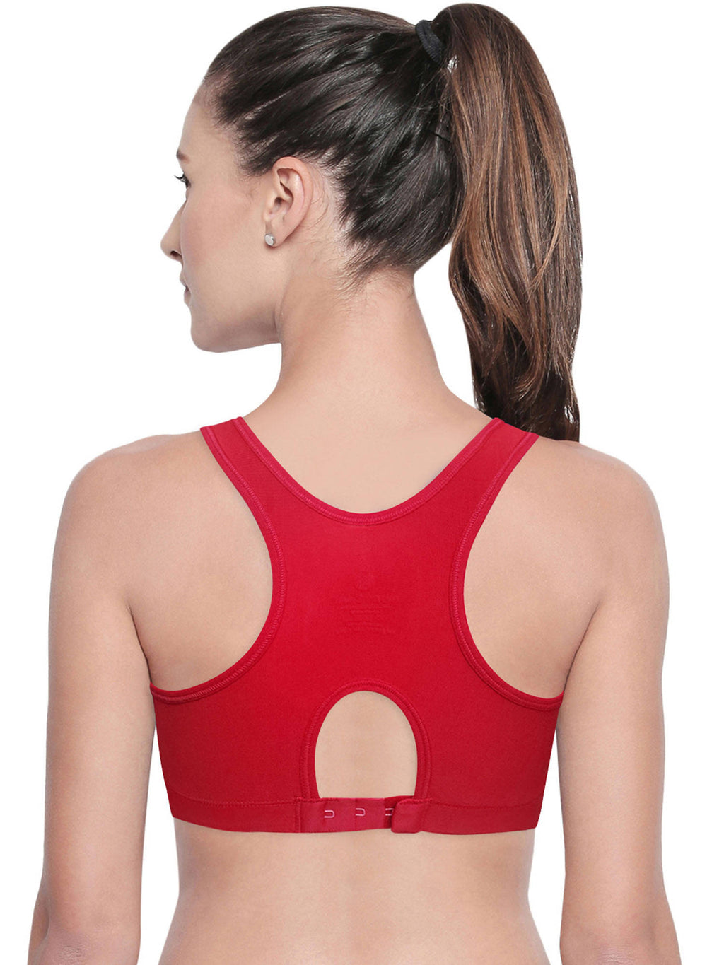 Women Cotton Spandex Full Coverage Non Padded Sports | sb09 - view 19