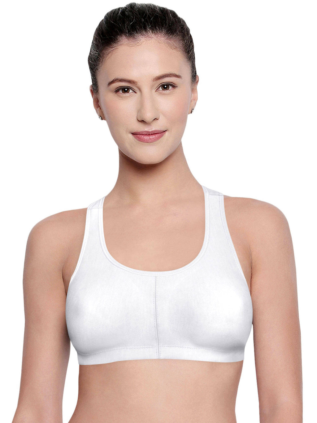 Women Cotton Spandex Full Coverage Non Padded Sports | sb09 - view 21