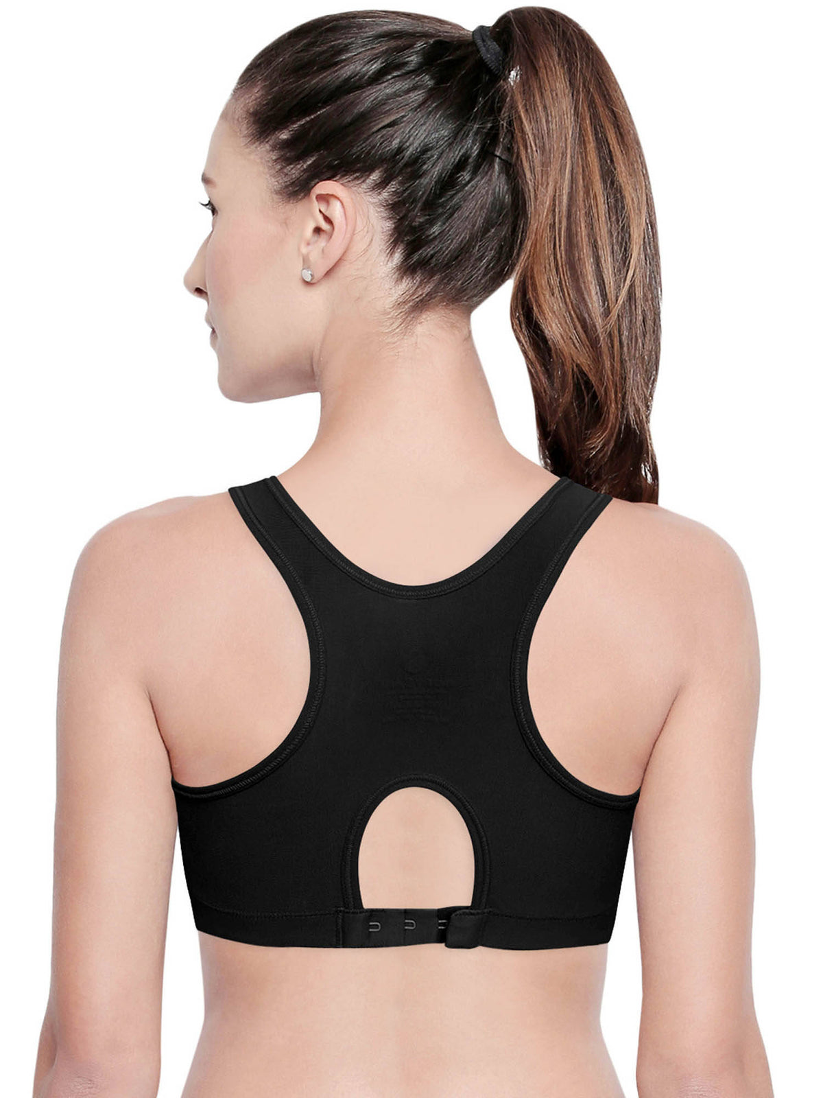 Women Cotton Spandex Full Coverage Non Padded Sports | sb09 - view 7