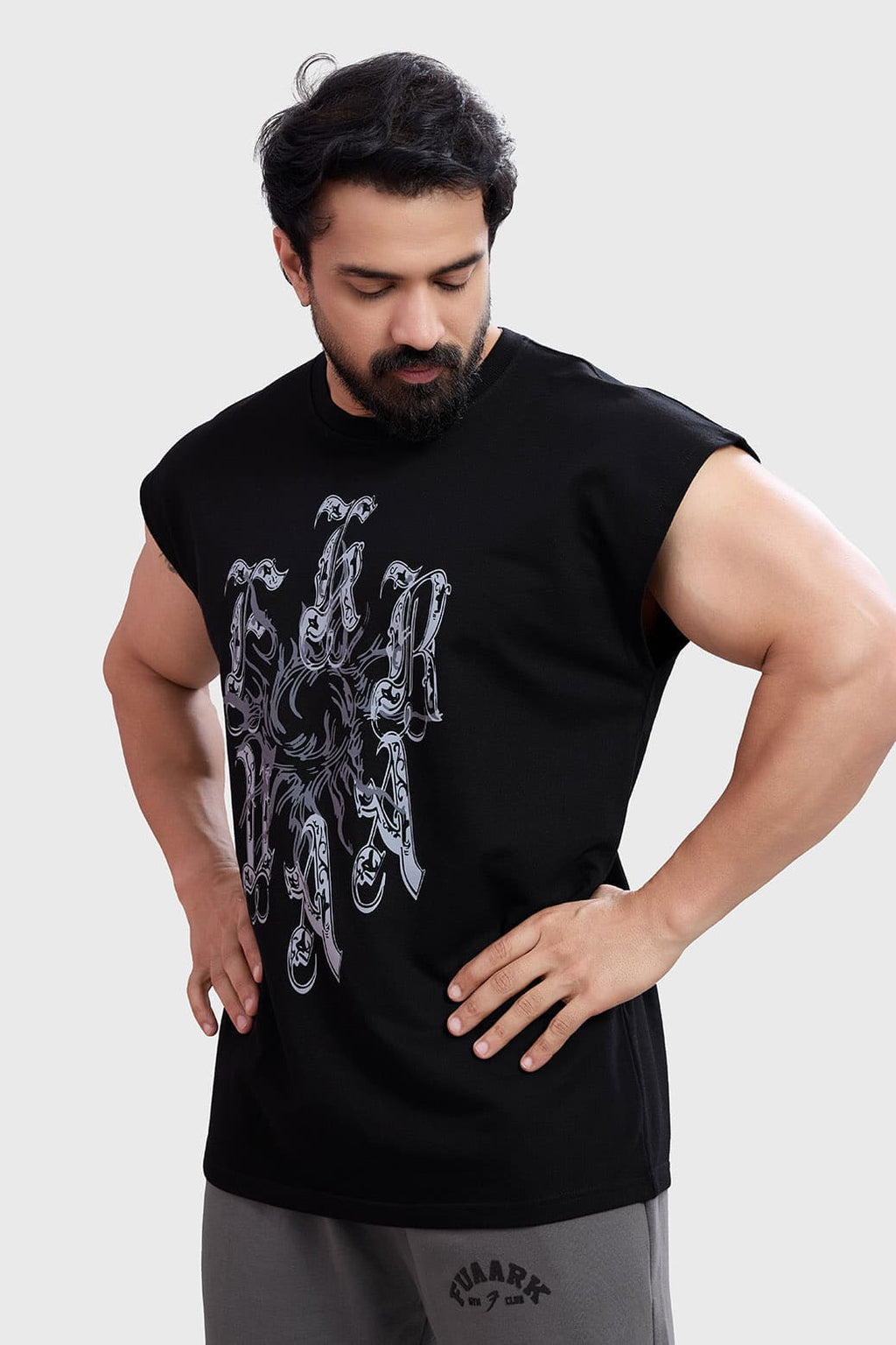 Ash Capsleeves Tank Black