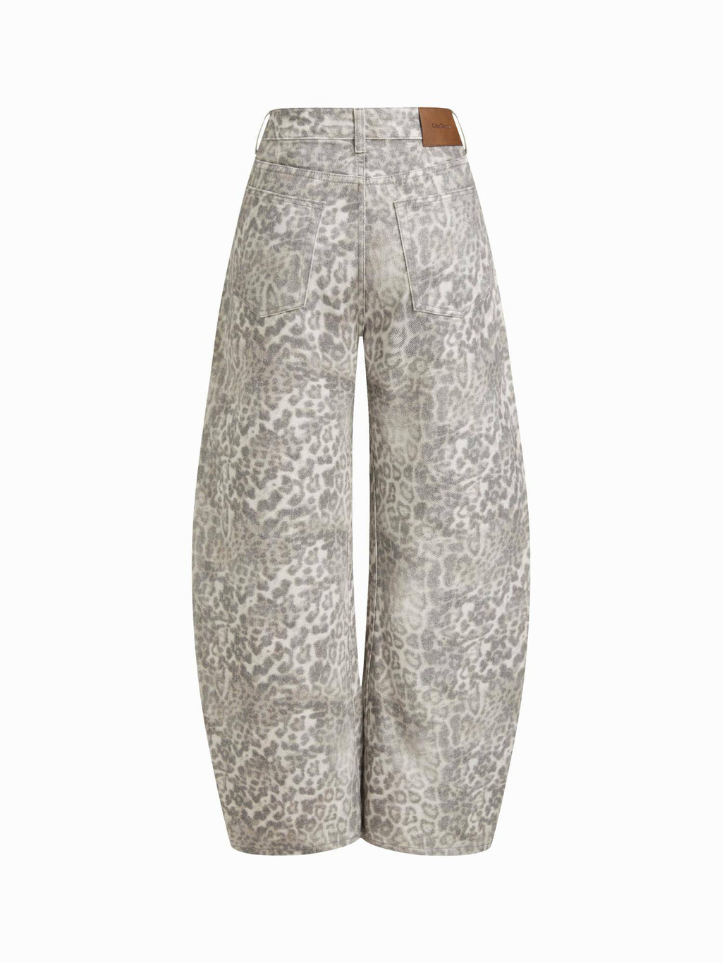 Denim Low Rise Solid Pocket Barrel-leg Jeans | BG78 - view 2