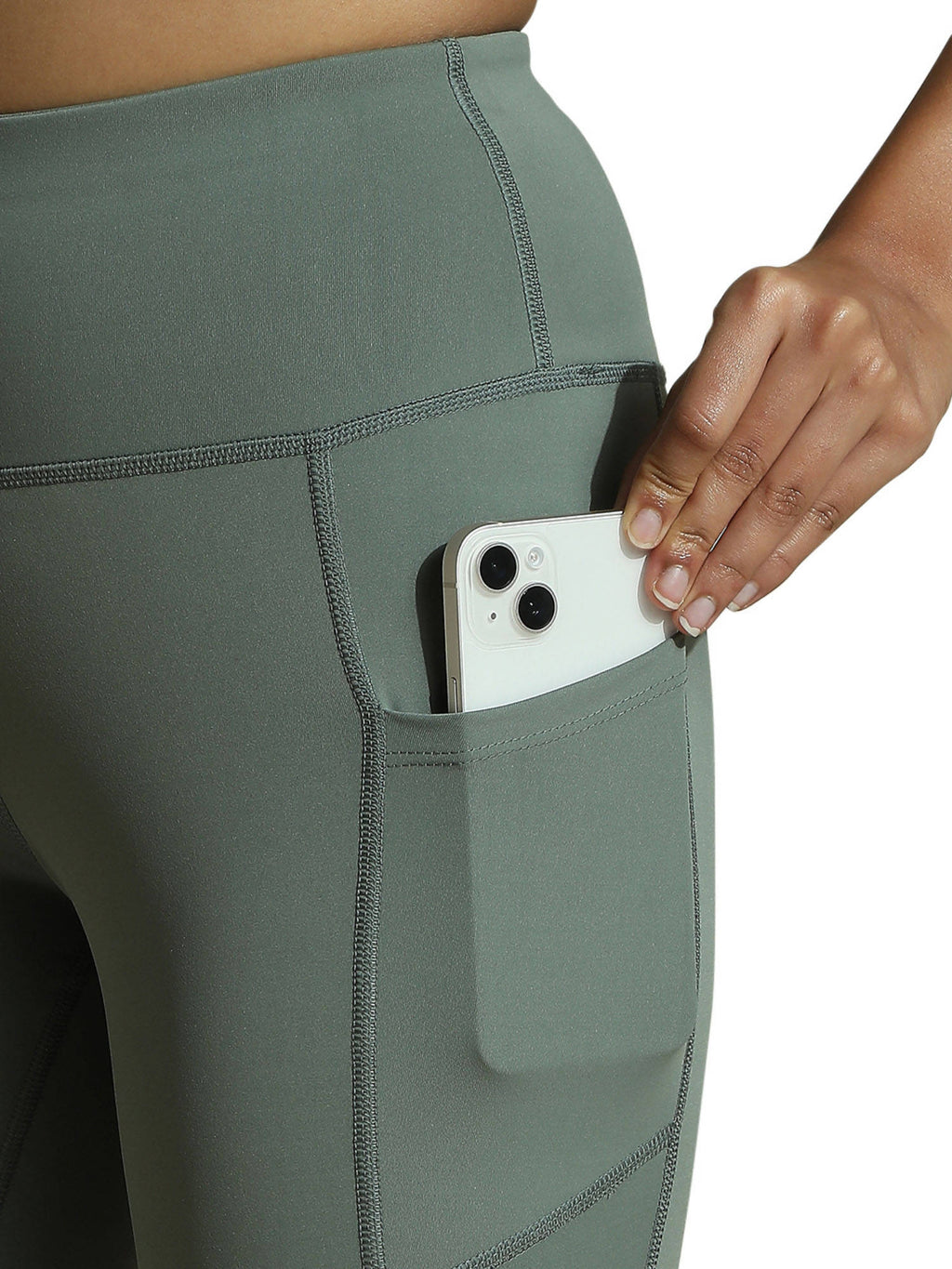 Green Aura Leggings Light Sage | L90 - view 4