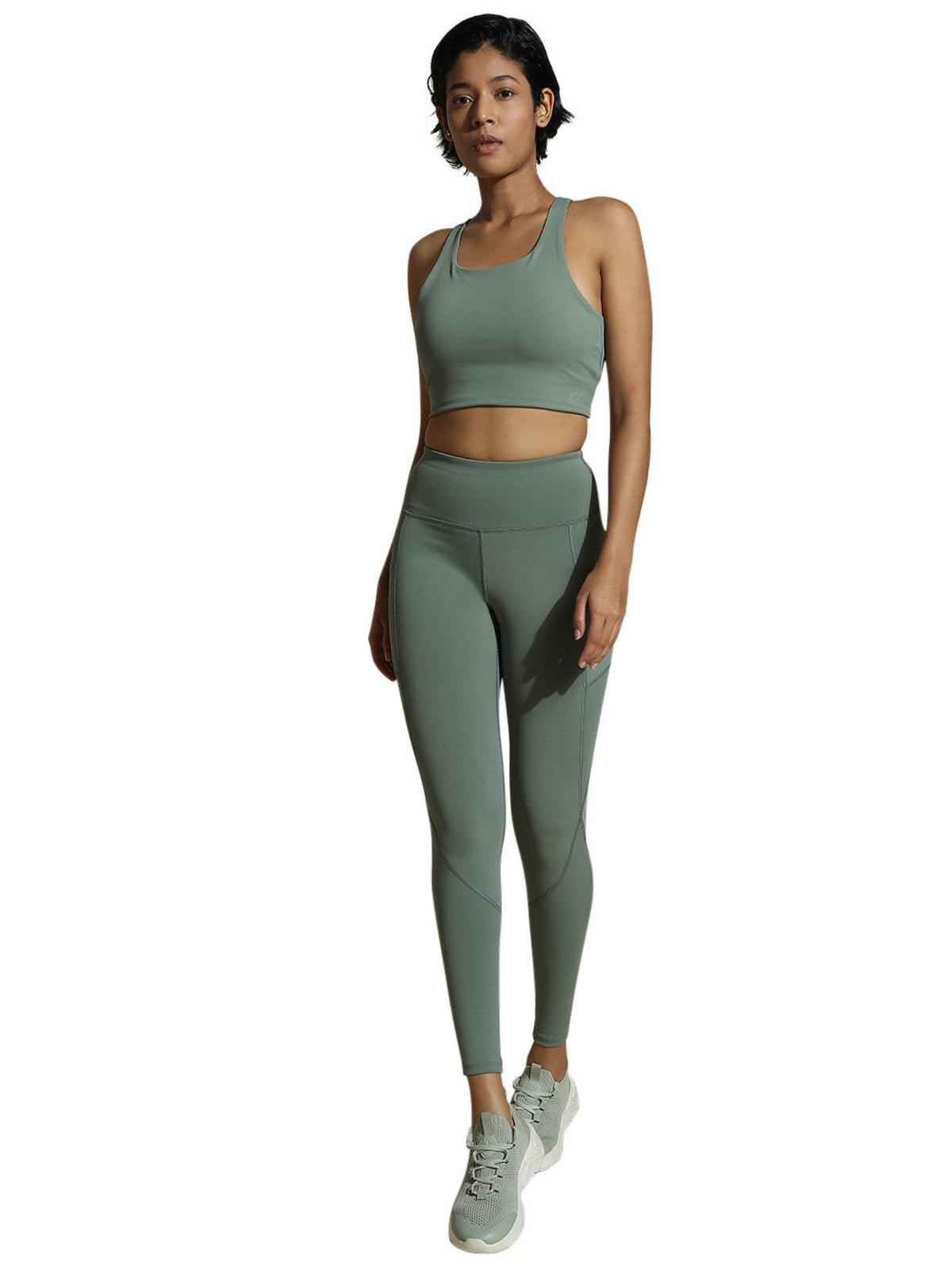 Green Aura Leggings Light Sage | L90 - view 5