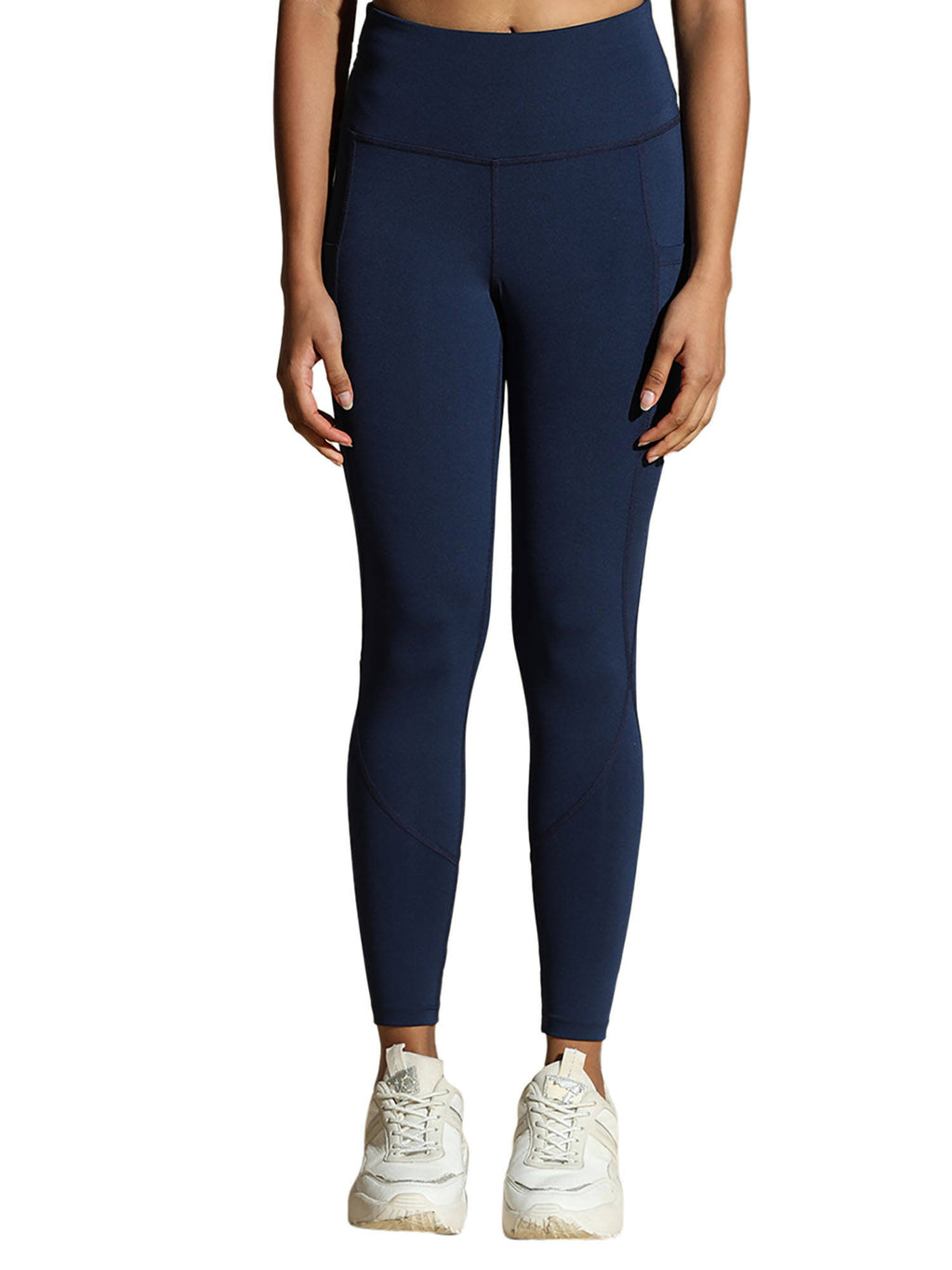 Navy Blue Aura Leggings Navy | L90 - view 1