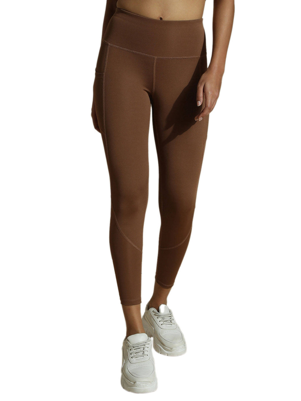 Brown Aura Leggings Waffle | L90 - view 1
