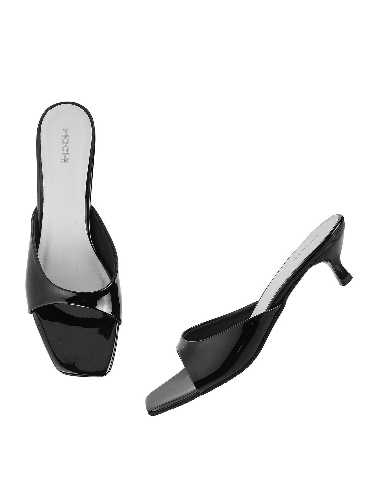 Plain Black Heels | H78 - view 6