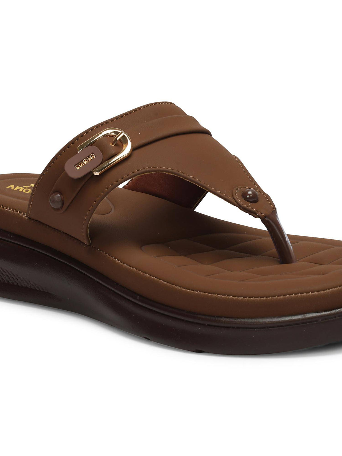 Women Beige Platform Sandals | SD89 - view 16