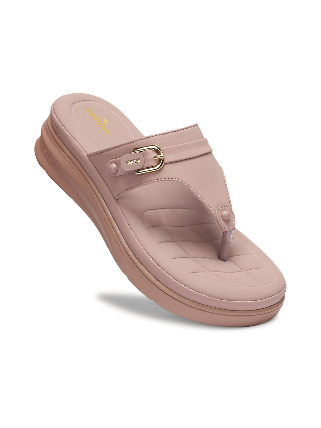 Women Beige Platform Sandals | SD89 - view 51