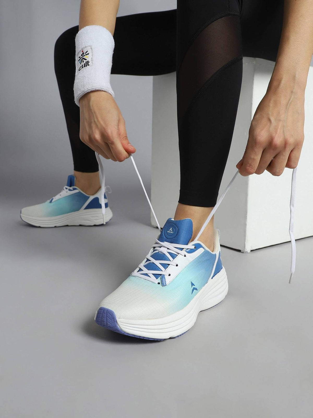 Womens Gravix Running Shoes - Sea Blue | SH9 - view 6