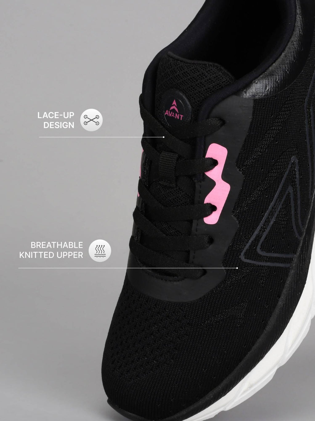 Women's Soara Running Shoes - Black | SH9 - view 4