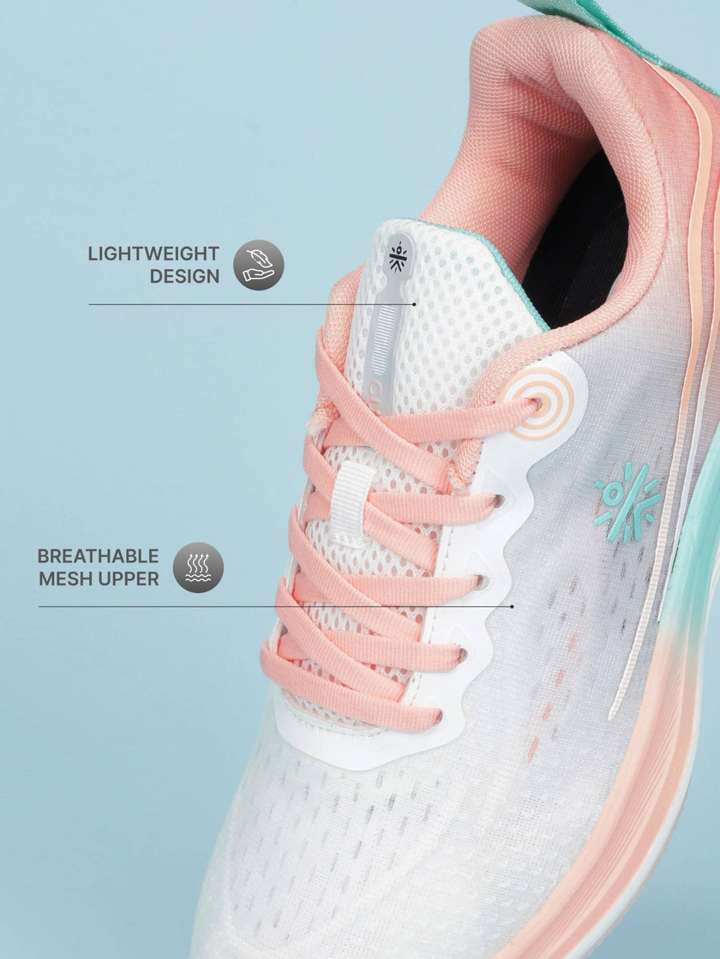 Womens Dynex Running Shoes - Peach | SH9 - view 4