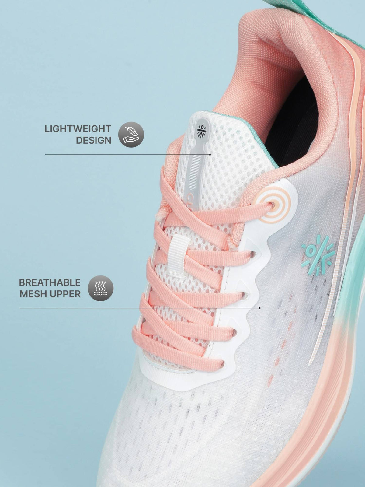 Womens Dynex Running Shoes - Peach | SH9 - view 4