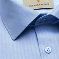Imperial Herringbone 2 Ply Giza Shirt In Cornflower