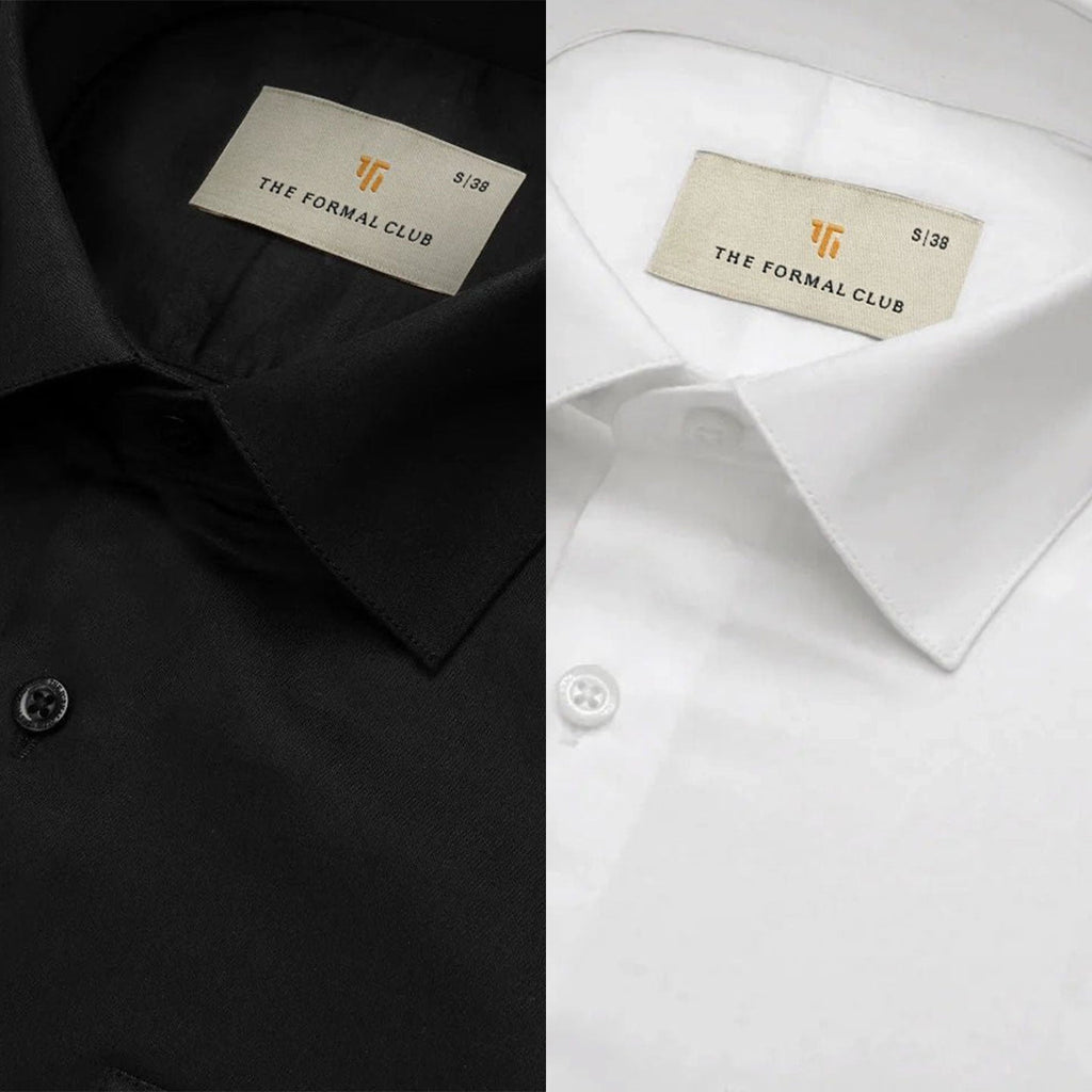 The Best-Sellers of French Cuff- 2 Shirt Pack - Raven & Snow