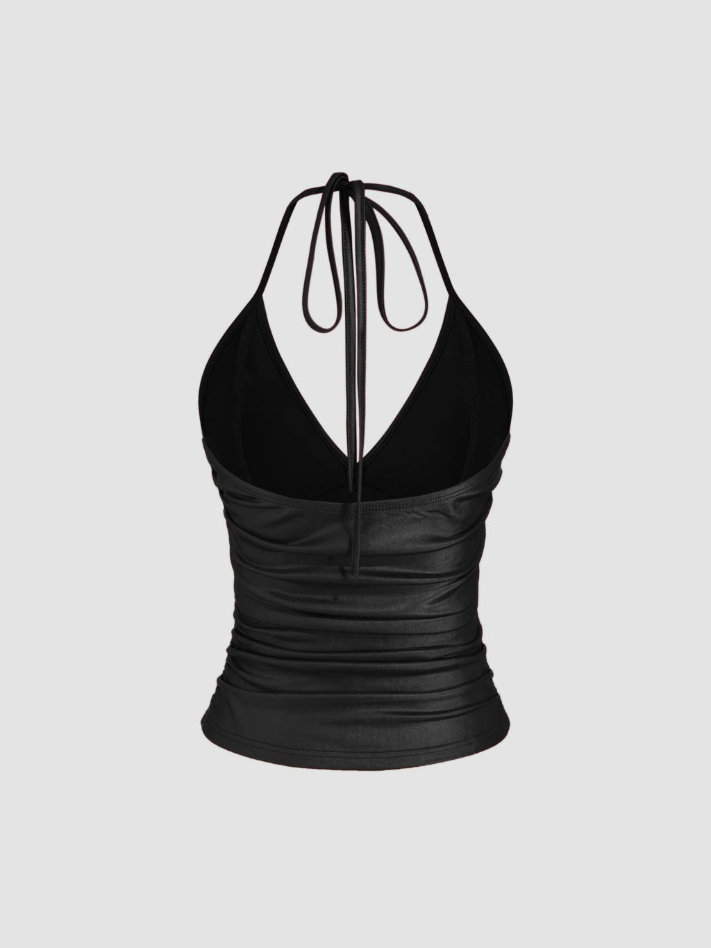Halter Neckline Ruched Top | HT67 - view 8