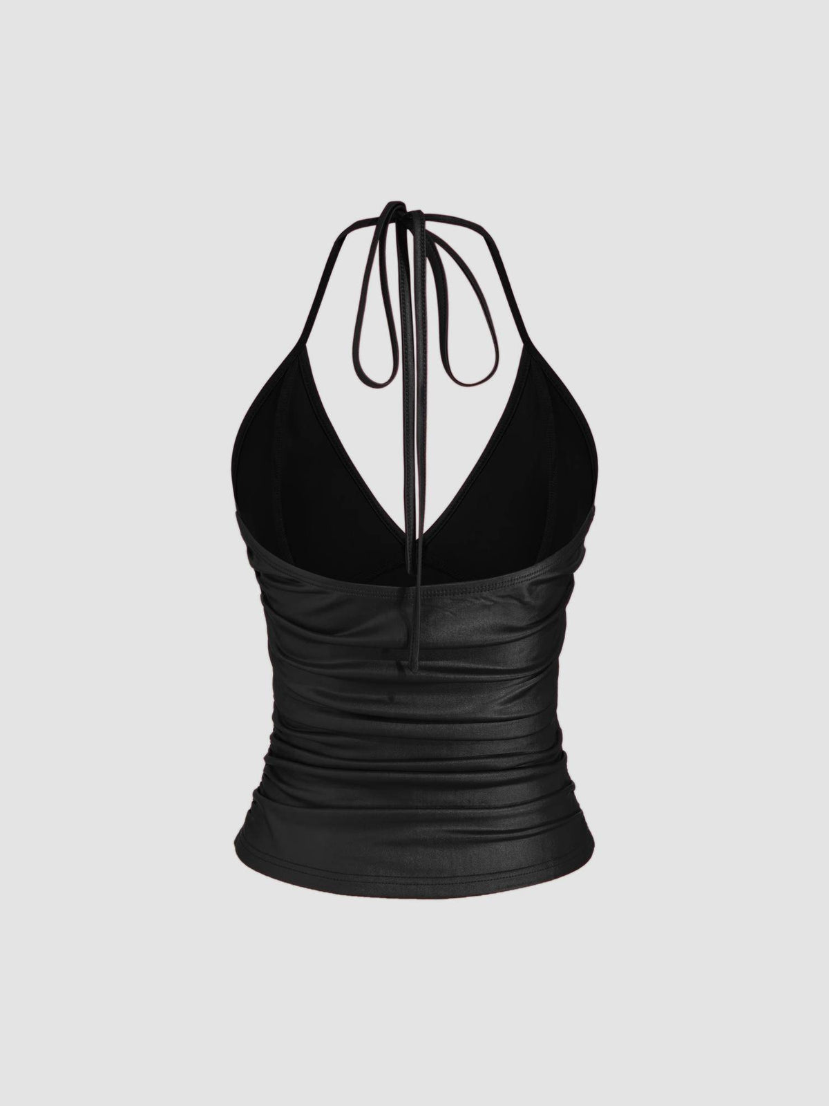 Halter Neckline Ruched Top | HT67 - view 24