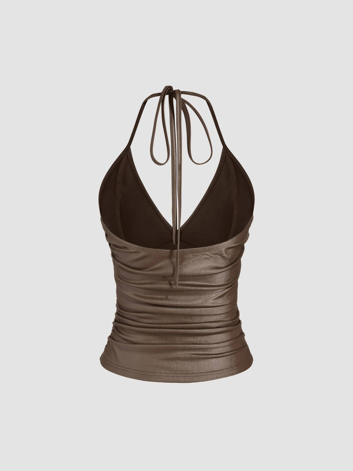 Halter Neckline Ruched Top | HT67 - view 31