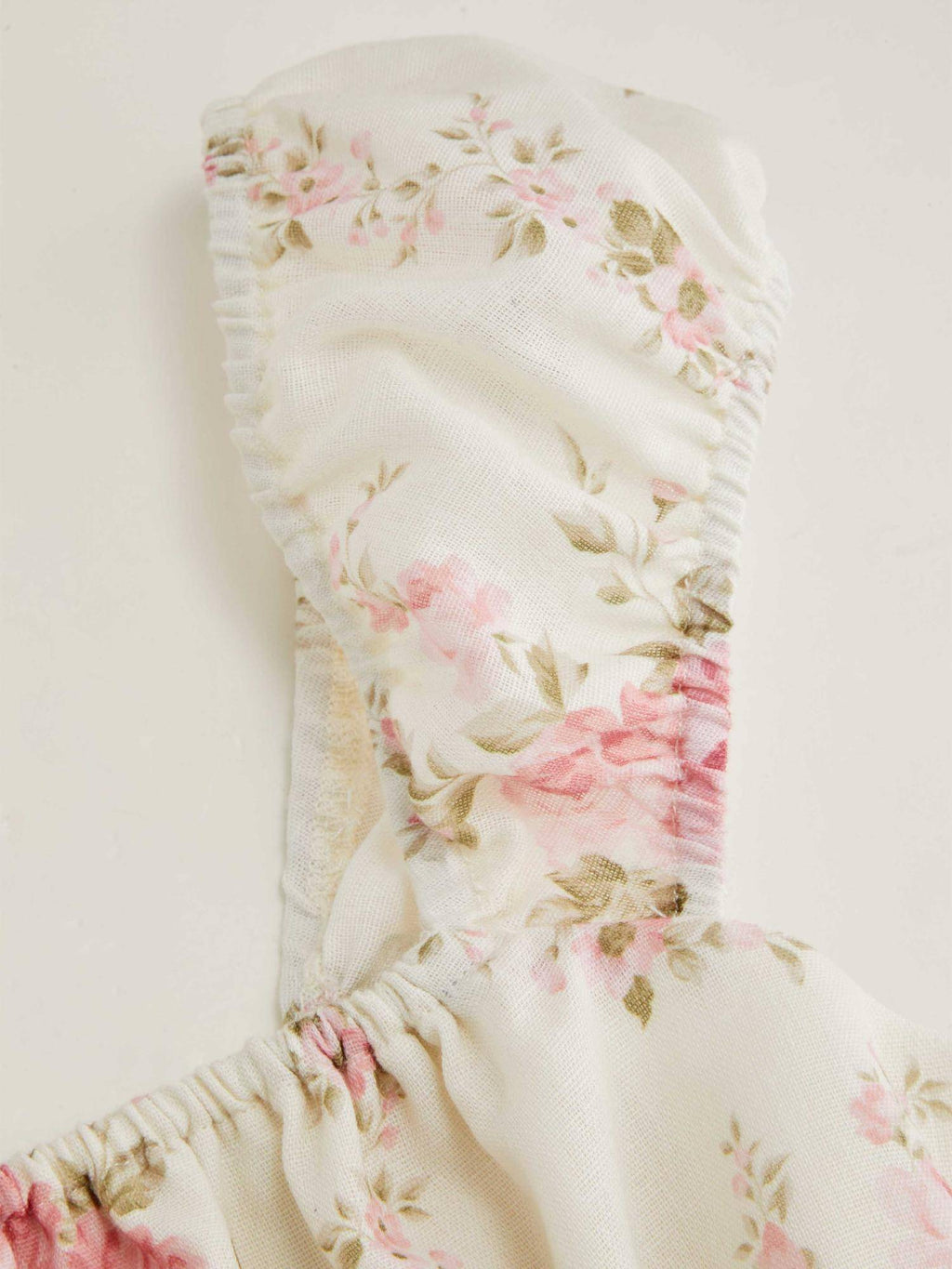 Square Neck Floral Knotted Mini Dress | D56 - view 9
