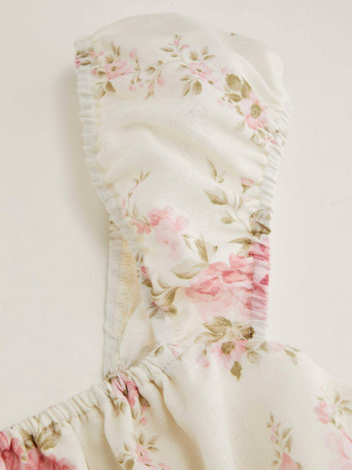 Square Neck Floral Knotted Mini Dress | D56 - view 9