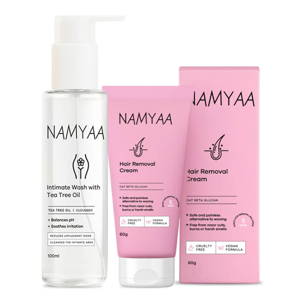 Bikini Baby Intimate Wash & Bikini Hair Removal Cream Combo | H02 - view 1