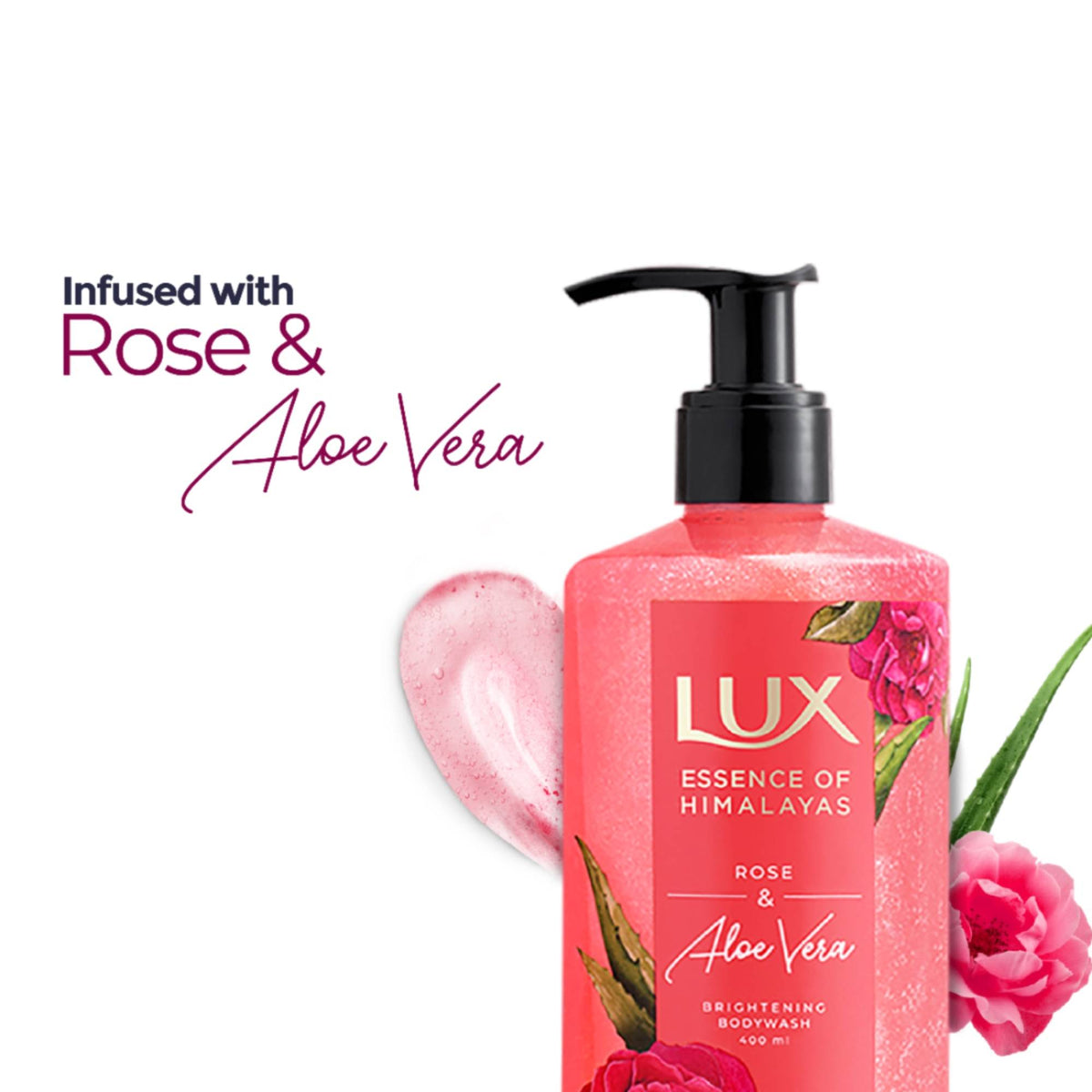 Essence Of Himalayas Rose & Aloe Vera Brightening Body Wash | B20 - view 1