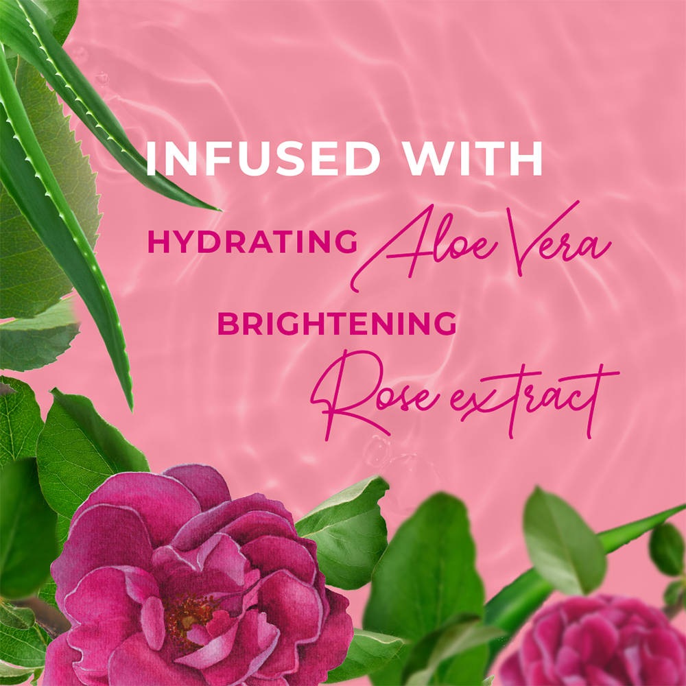 Essence Of Himalayas Rose & Aloe Vera Brightening Body Wash | B20 - view 2