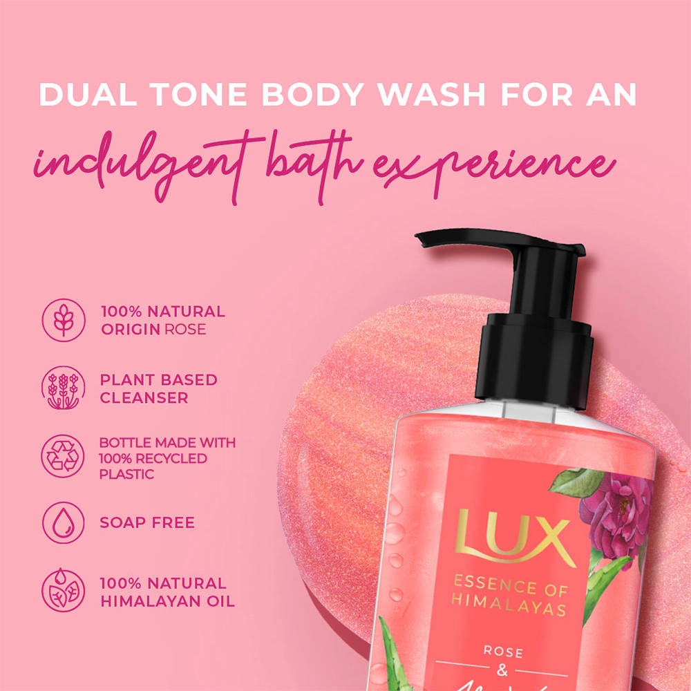 Essence Of Himalayas Rose & Aloe Vera Brightening Body Wash | B20 - view 3