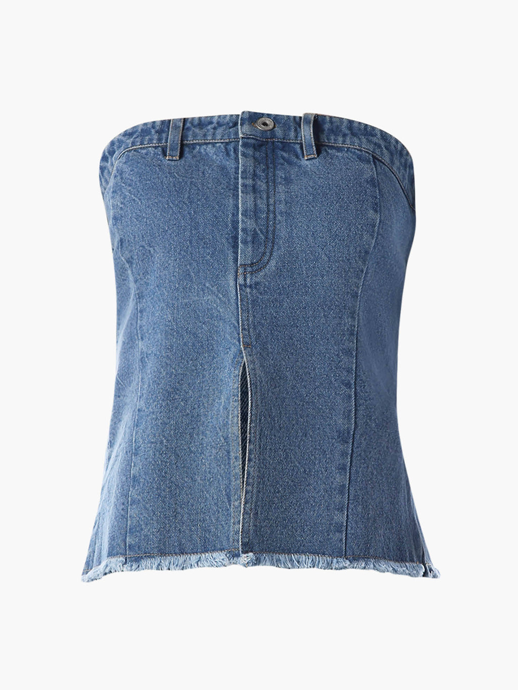 Women's Solid Regular Fit Blue Top | TT90 - view 7