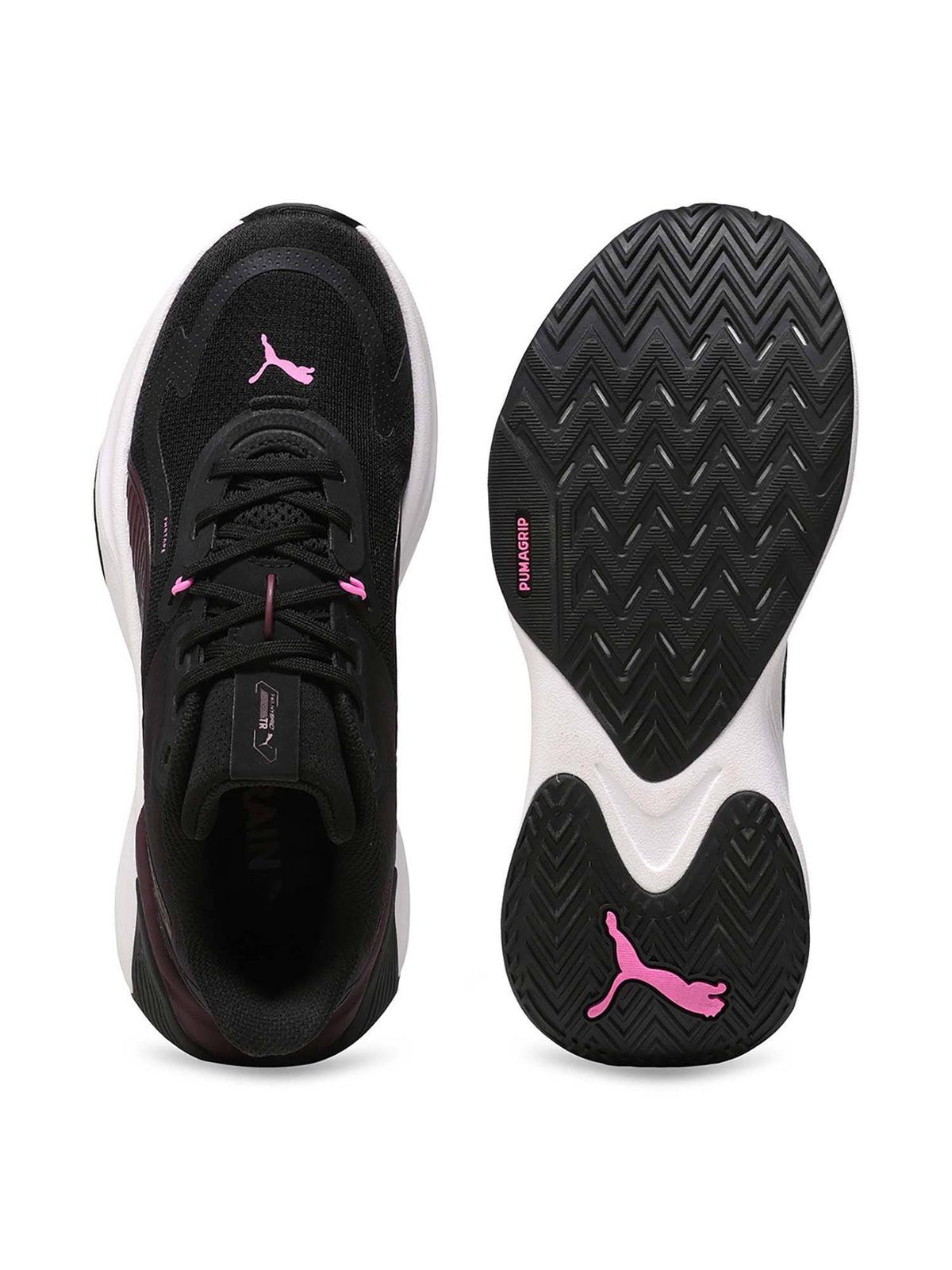 Black PWR Hybrid Womens Training Shoes | SH9 - view 5