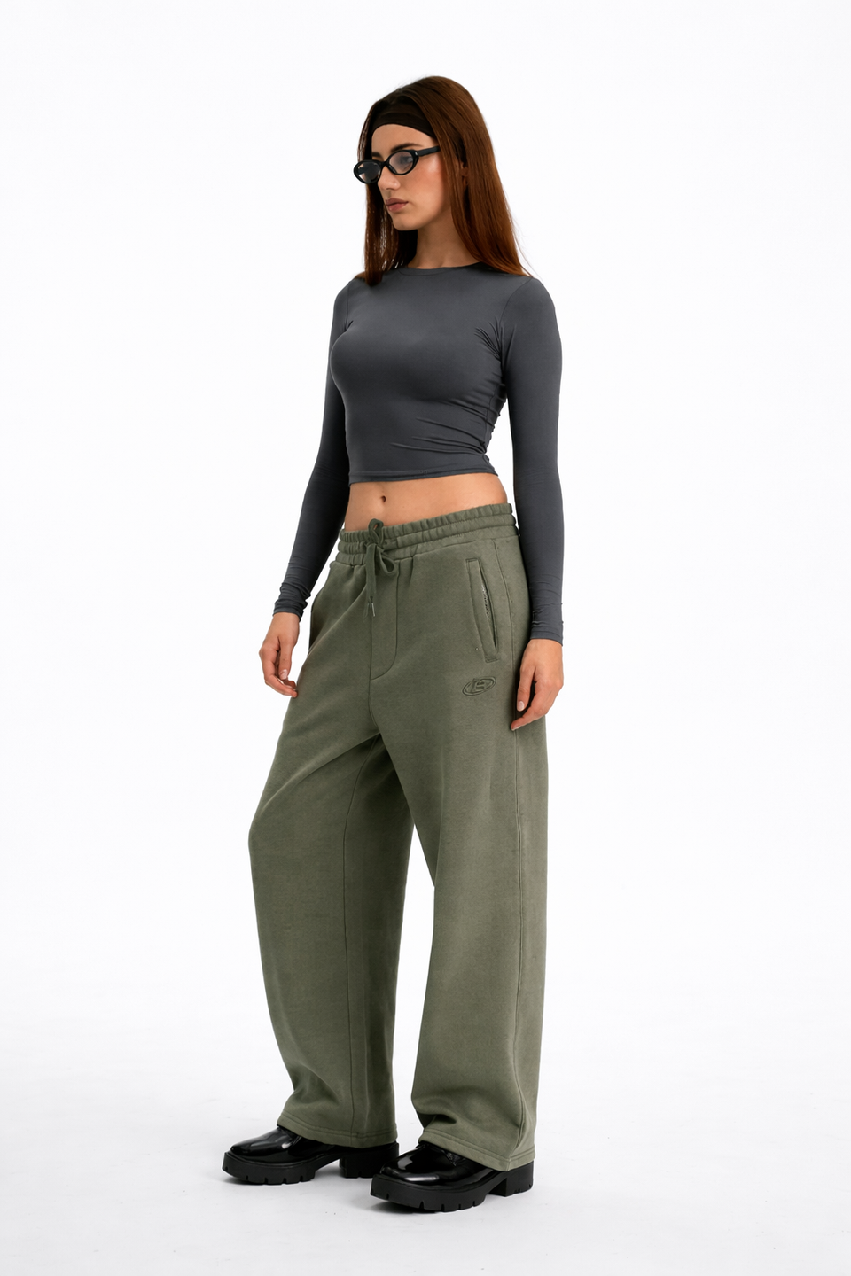Faded Olive On The Go Joggers JG67